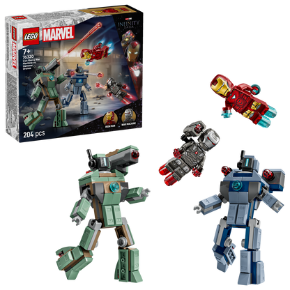 LEGO® Marvel Iron Man & War Machine vs. Hammer Drones