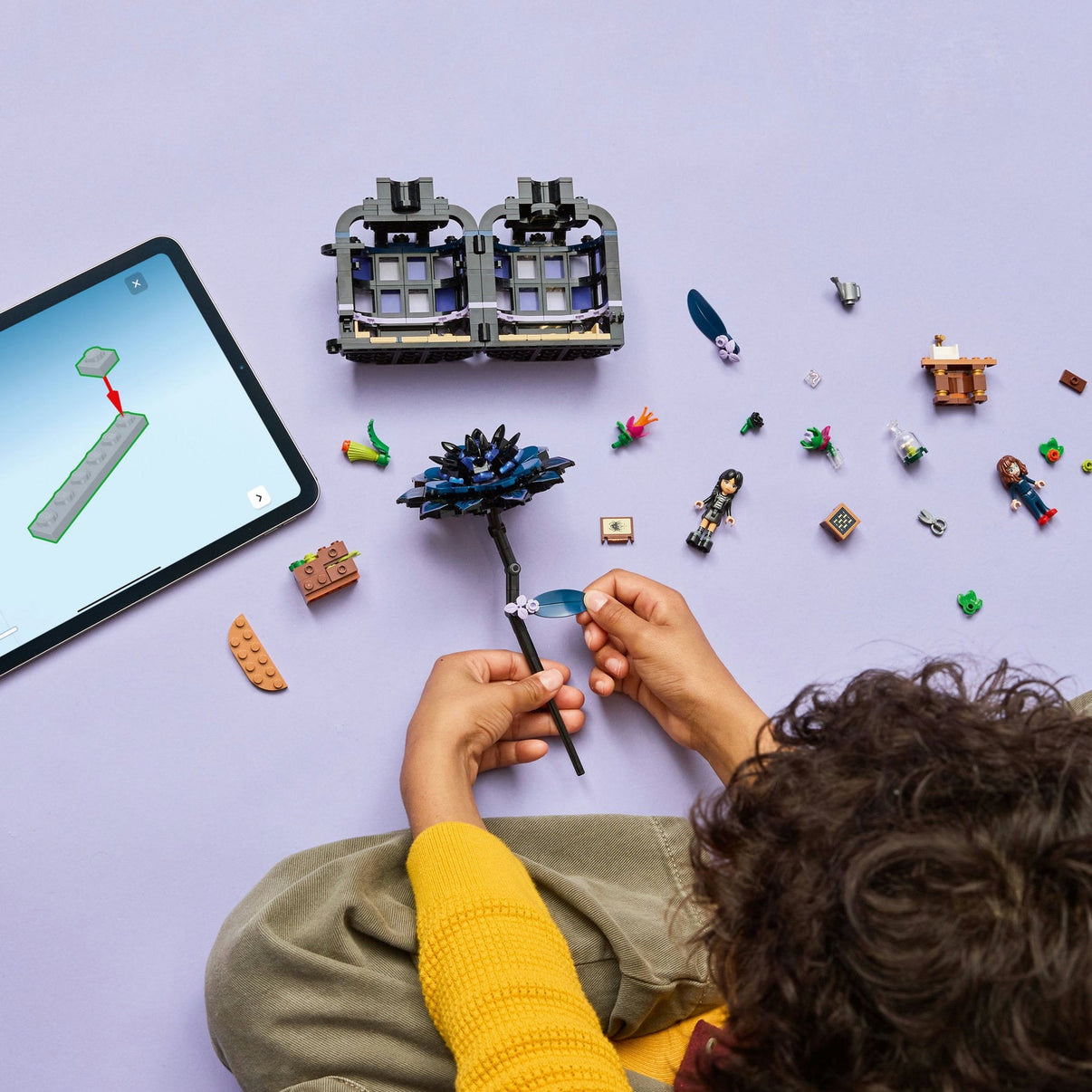 LEGO® Wednesday Black Dahlia Flower