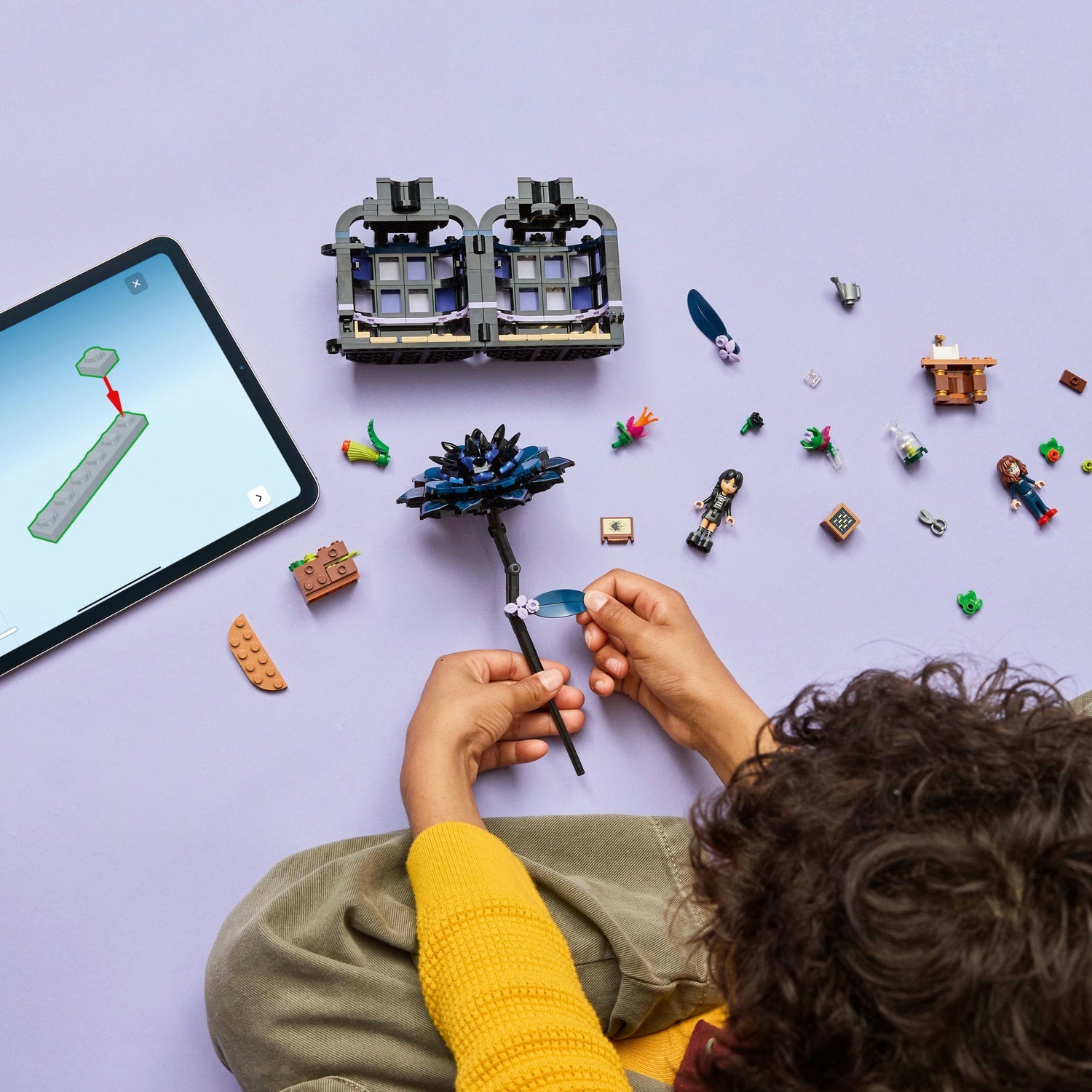 LEGO® Wednesday Black Dahlia Flower