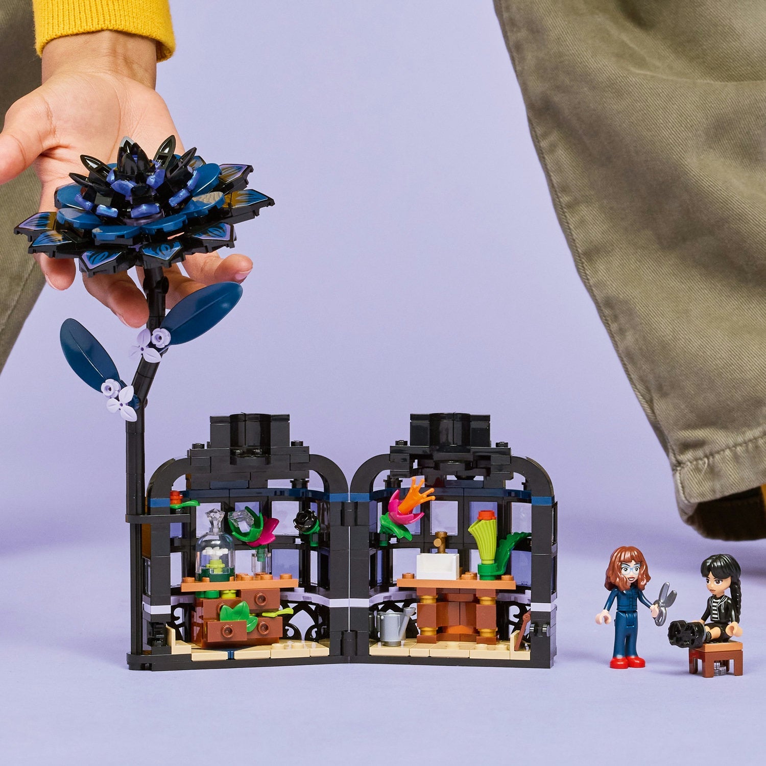 LEGO® Wednesday Black Dahlia Flower