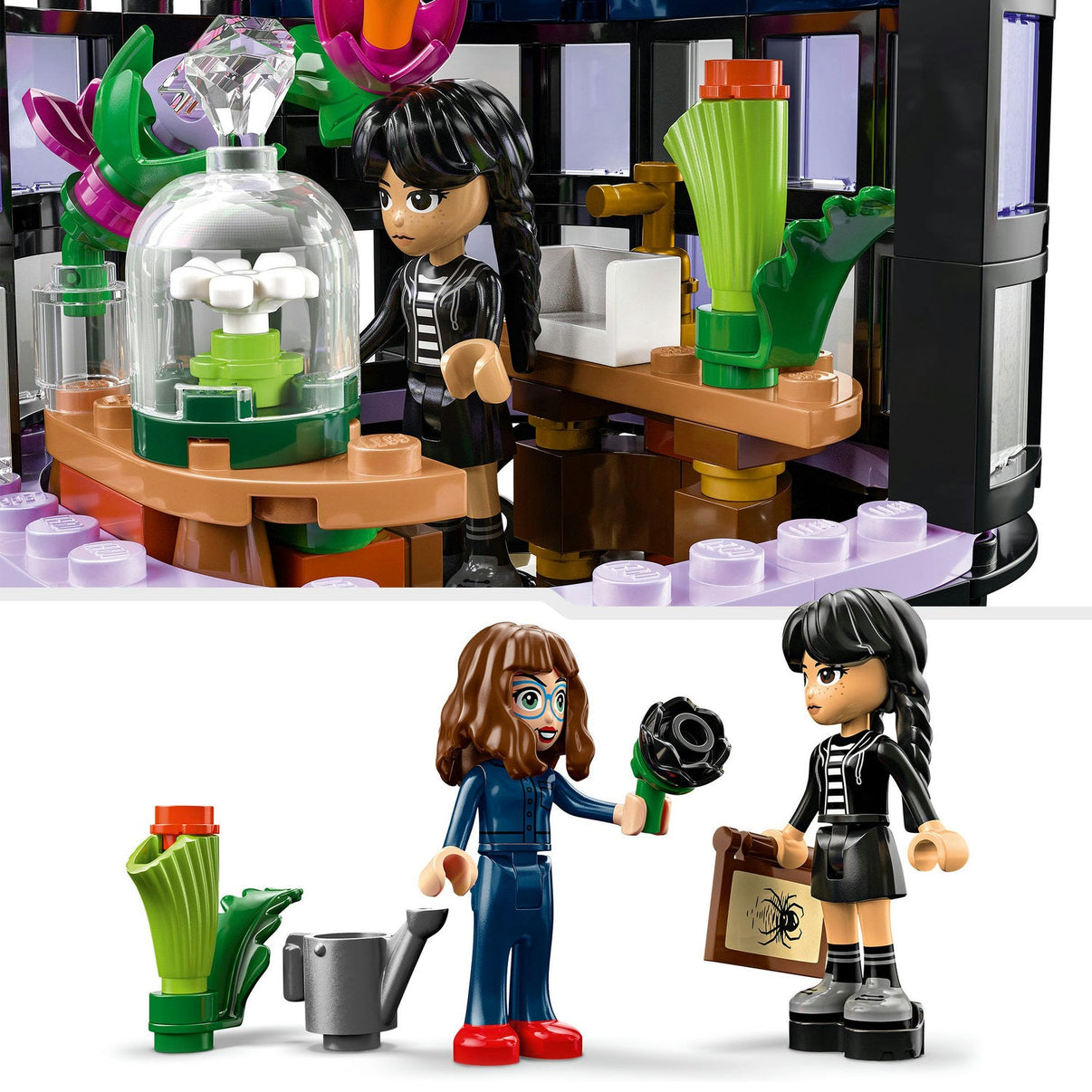 LEGO® Wednesday Black Dahlia Flower
