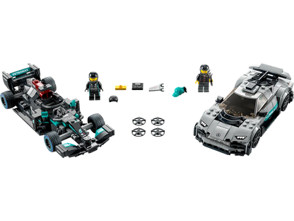 LEGO® 76909 Speed Champions Mercedes-AMG F1 W12 E Performance & Mercedes-AMG Project One