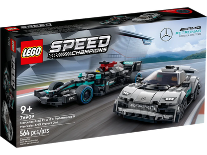 LEGO® 76909 Speed Champions Mercedes-AMG F1 W12 E Performance & Mercedes-AMG Project One
