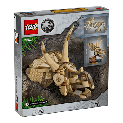 LEGO 76969 Jurassic World™ Dinosaur Fossils: Triceratops Skull