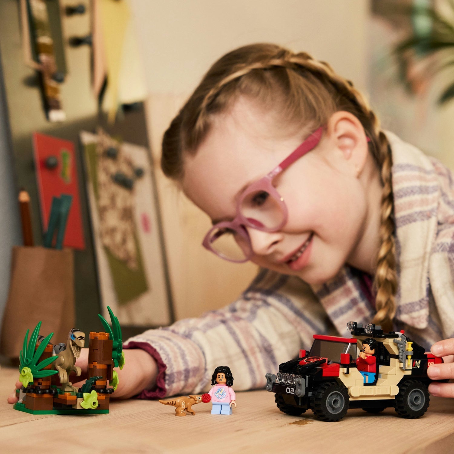 LEGO® Jurassic World Raptor Off-Road Escape