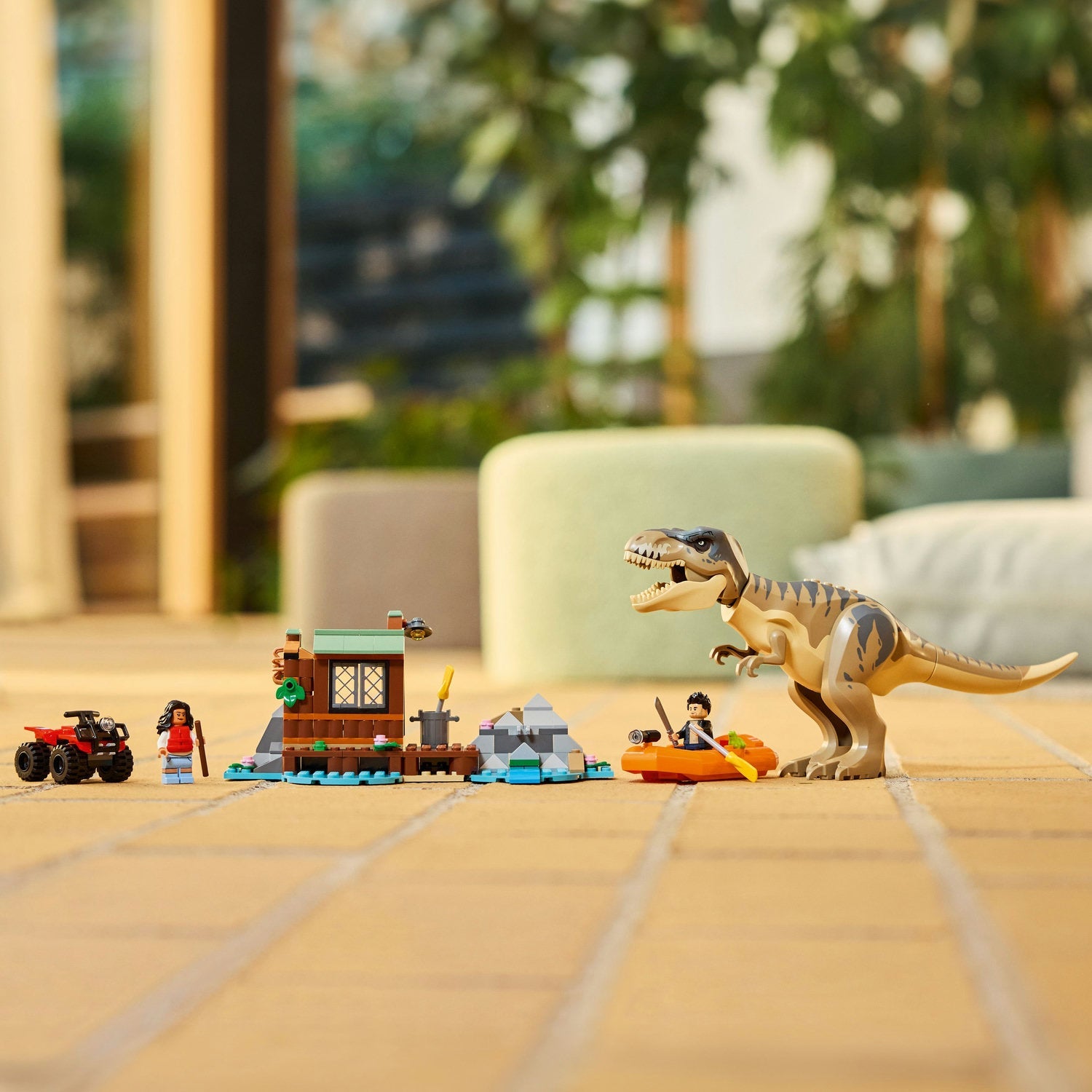 LEGO® Jurassic World T. rex River Escape