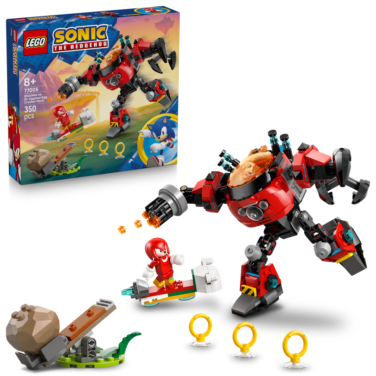 LEGO® Sonic the Hedgehog™ Knuckles vs. Dr. Eggman Egg Crusher Mech