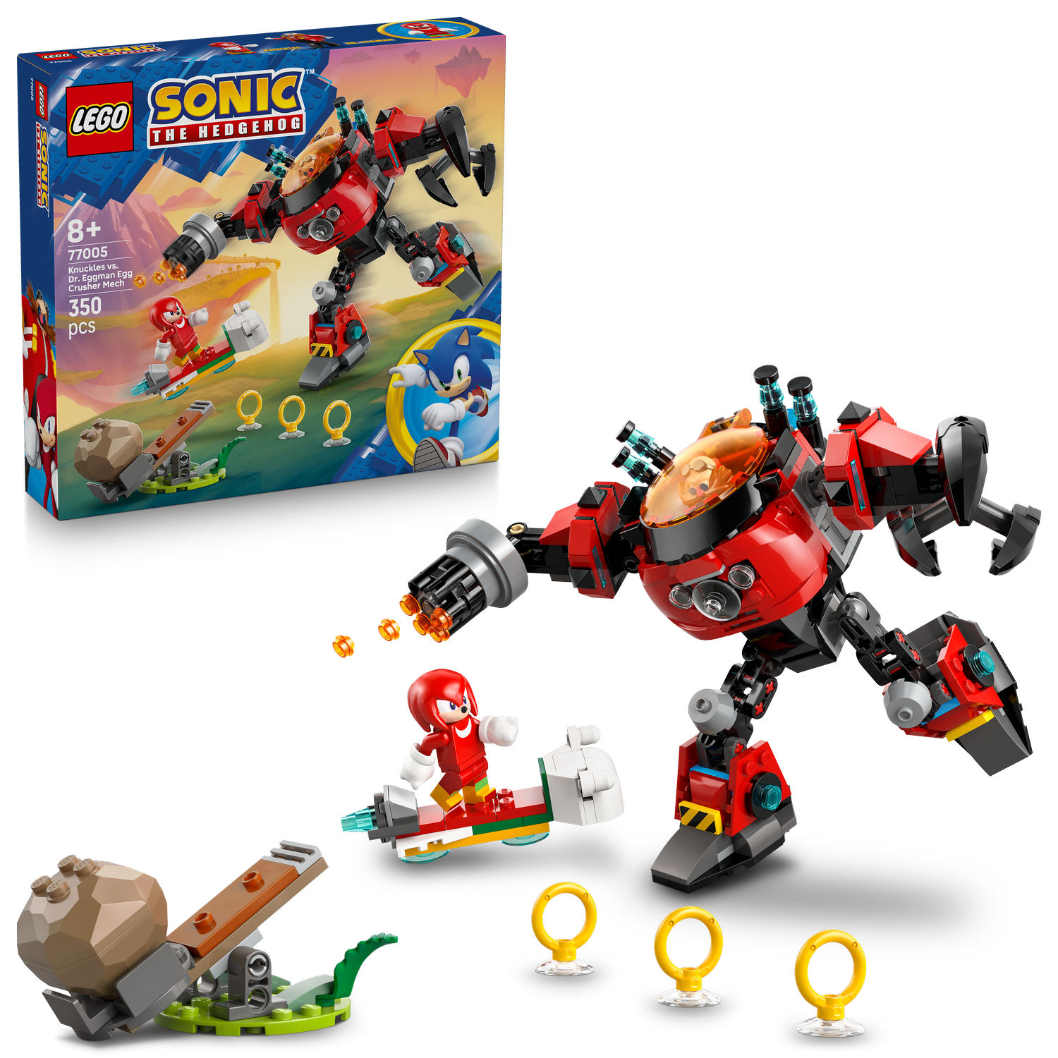 LEGO® Sonic the Hedgehog™ Knuckles vs. Dr. Eggman Egg Crusher Mech