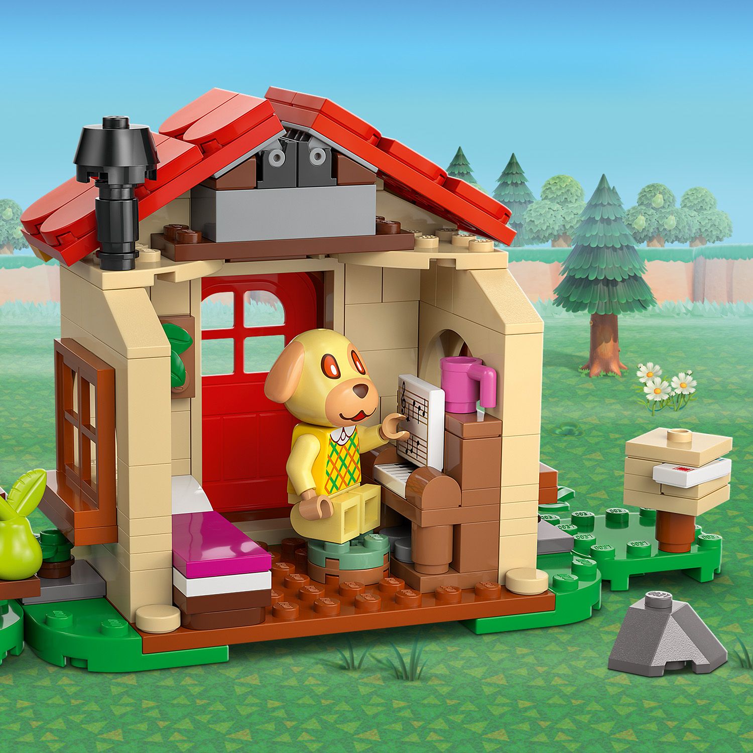 LEGO® Animal Crossing™ Goldie’s Cosy House