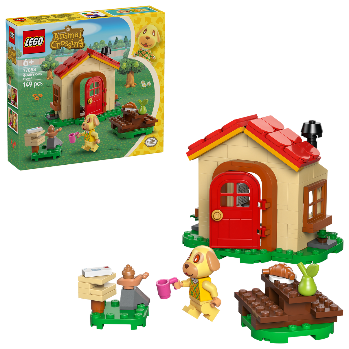 LEGO® Animal Crossing™ Goldie’s Cosy House
