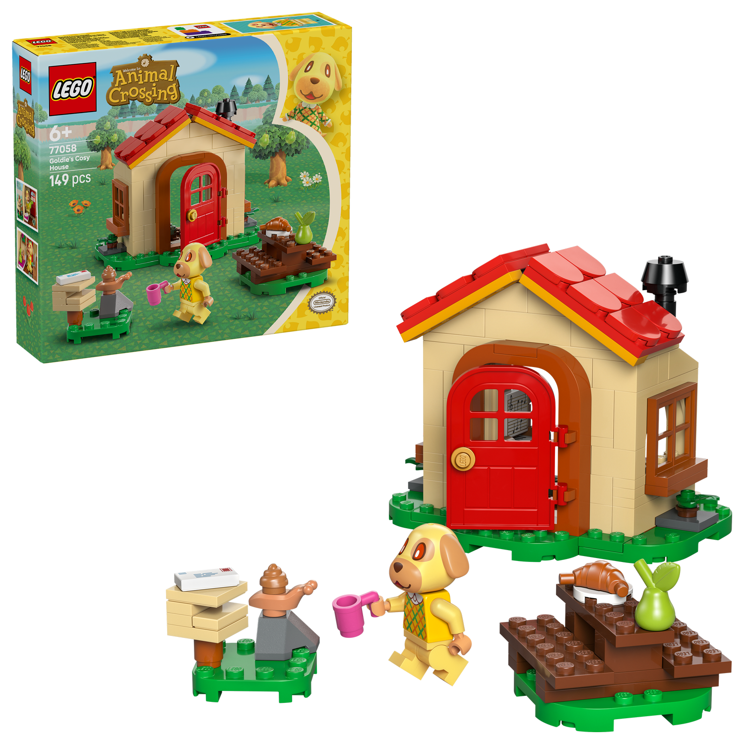LEGO® Animal Crossing™ Goldie’s Cosy House