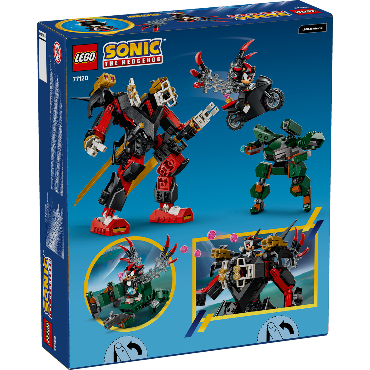 LEGO® Sonic the Hedgehog™ Shadow’s Mech vs. G.U.N. Trooper