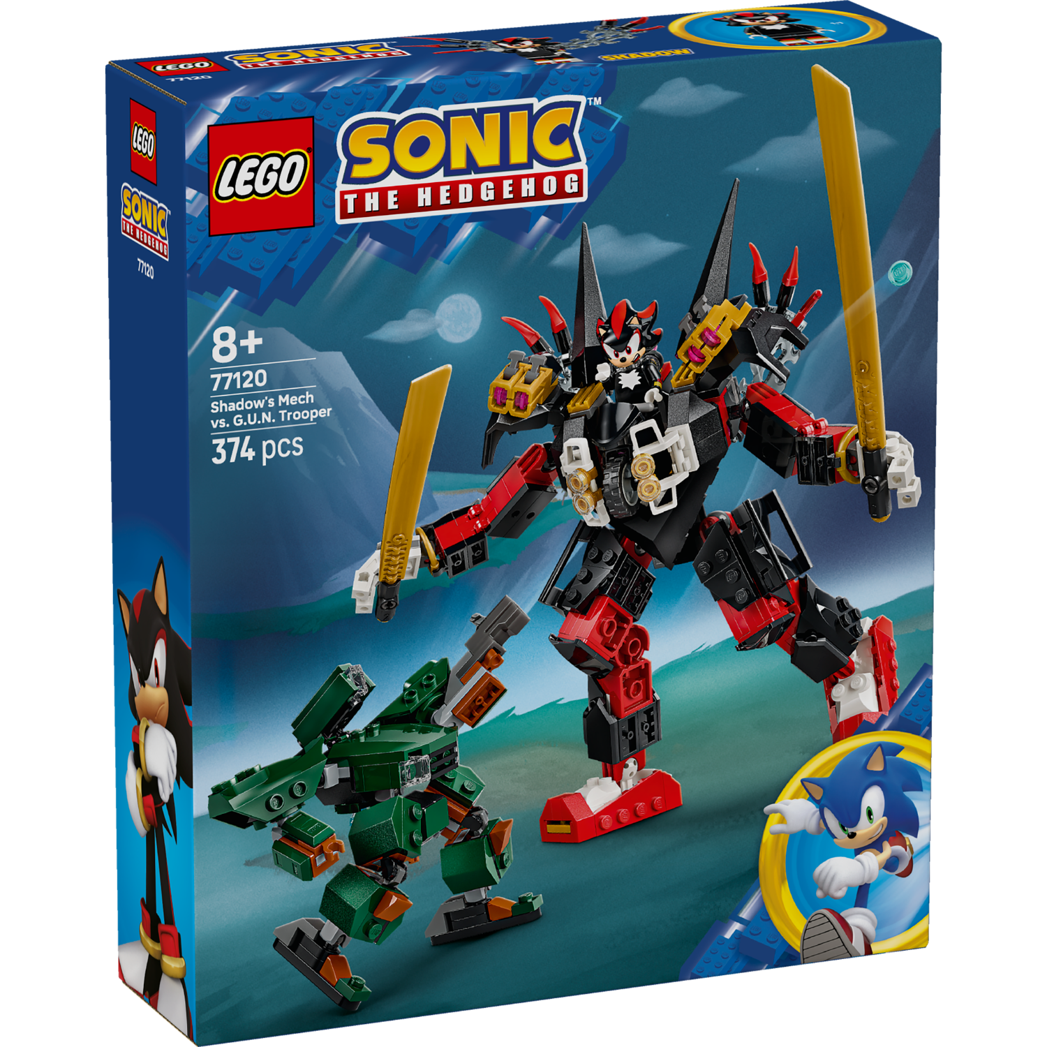 LEGO® Sonic the Hedgehog™ Shadow’s Mech vs. G.U.N. Trooper