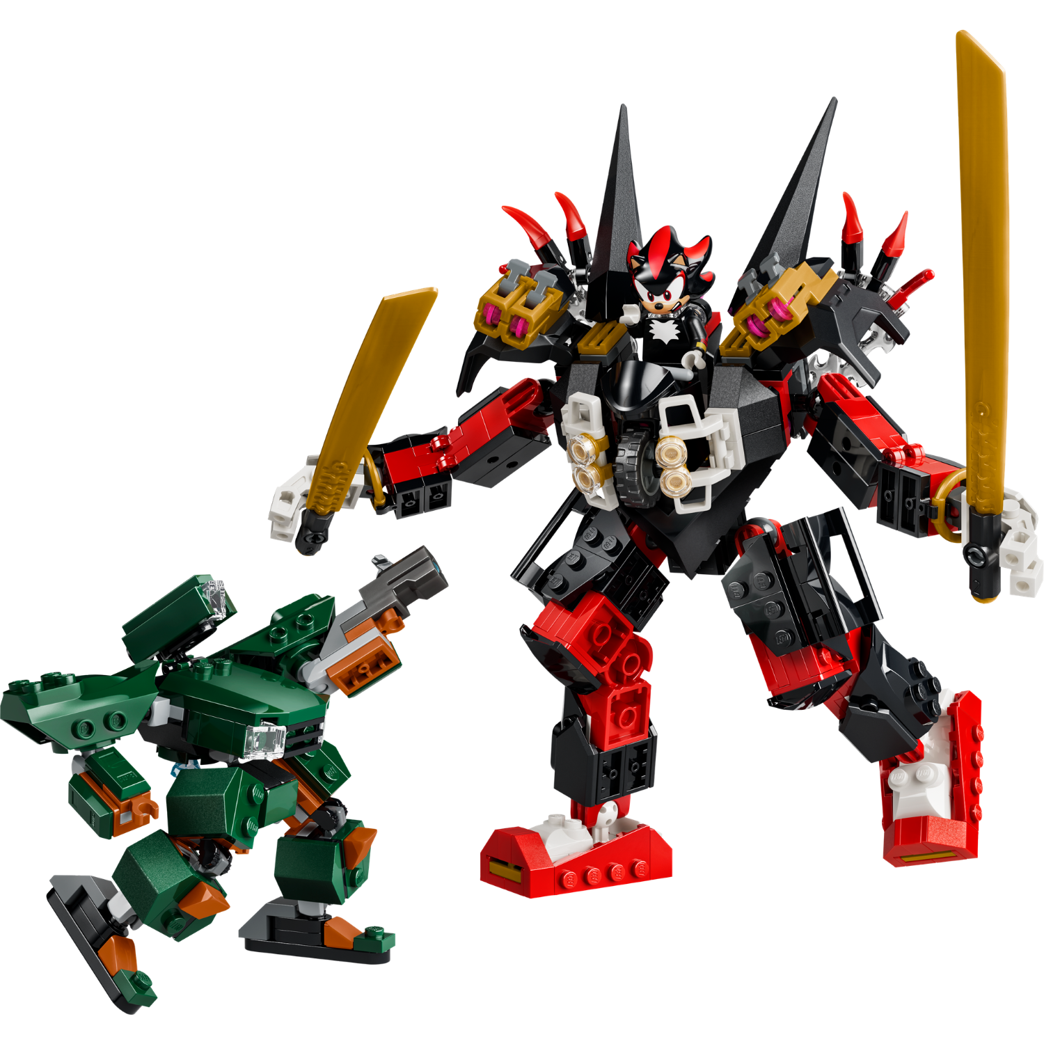 LEGO® Sonic the Hedgehog™ Shadow’s Mech vs. G.U.N. Trooper