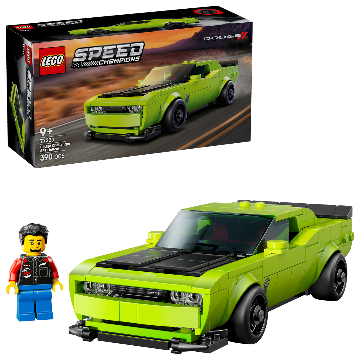 LEGO® Speed Champions Dodge Challenger SRT Hellcat Sports Car