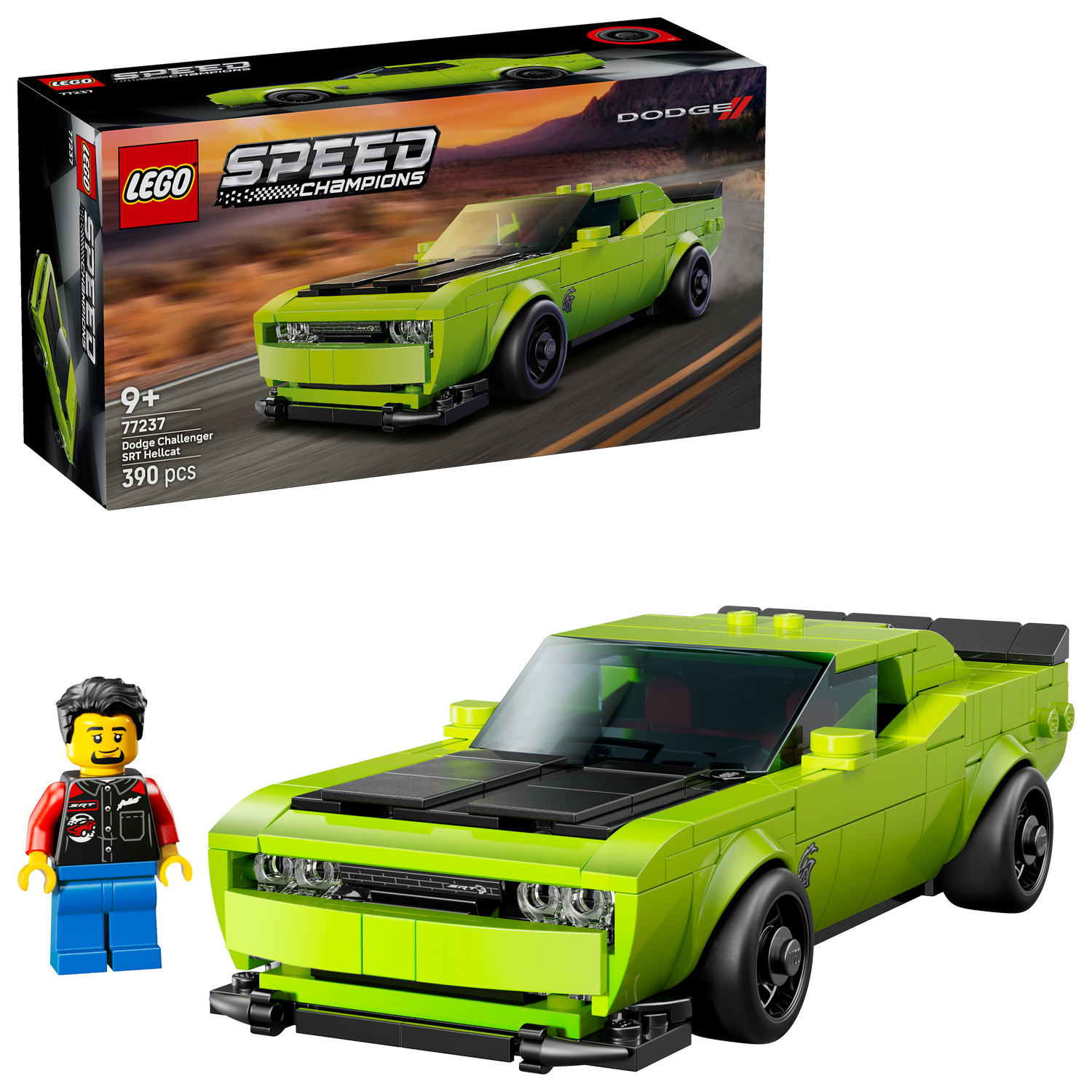 LEGO® Speed Champions Dodge Challenger SRT Hellcat Sports Car