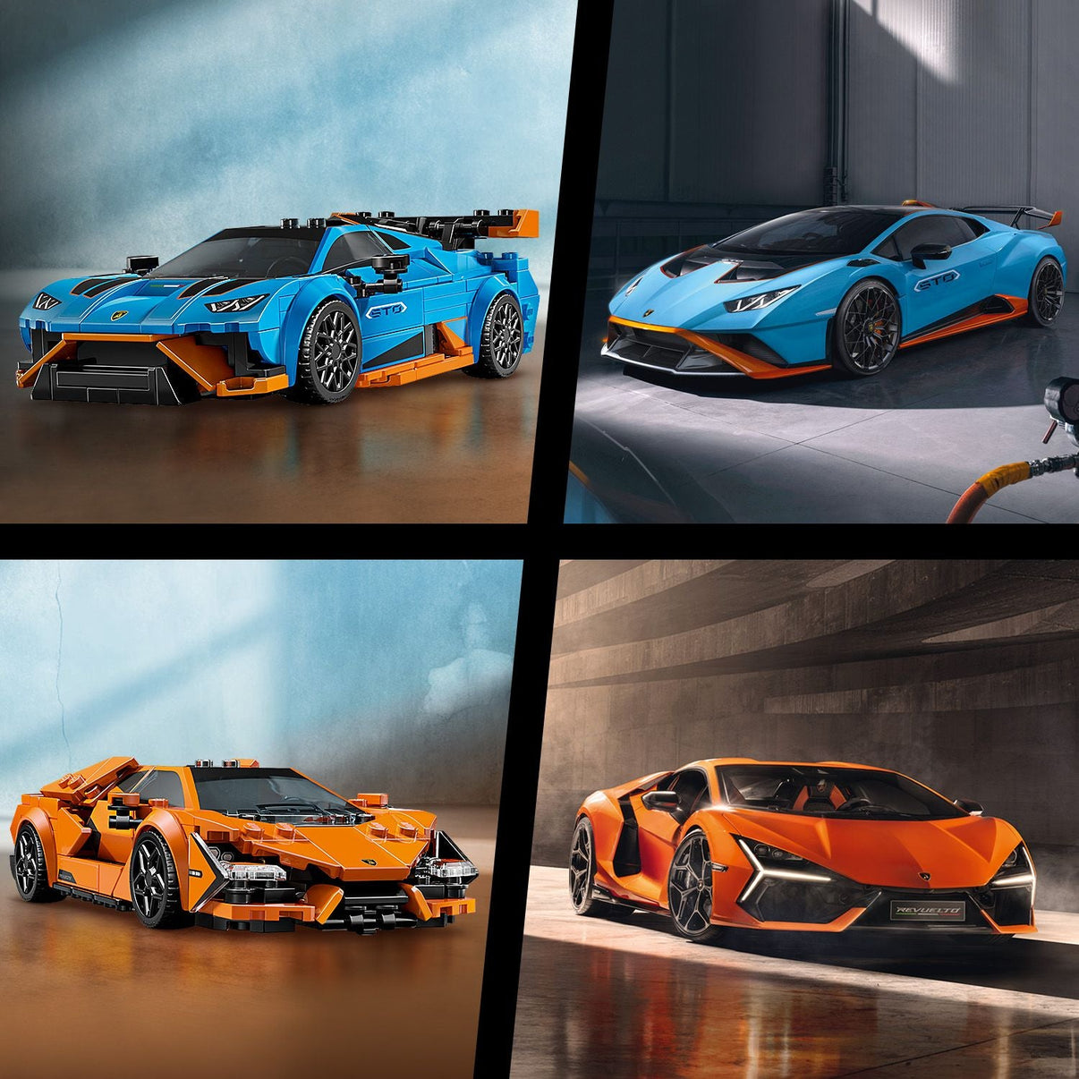 LEGO® Speed Champions Lamborghini Revuelto & Huracán STO