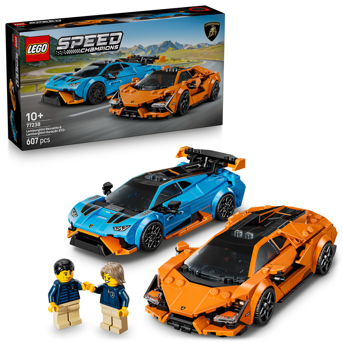 LEGO® Speed Champions Lamborghini Revuelto & Huracán STO