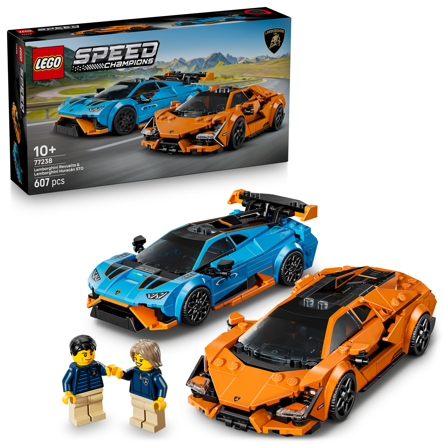 LEGO® Speed Champions Lamborghini Revuelto & Huracán STO