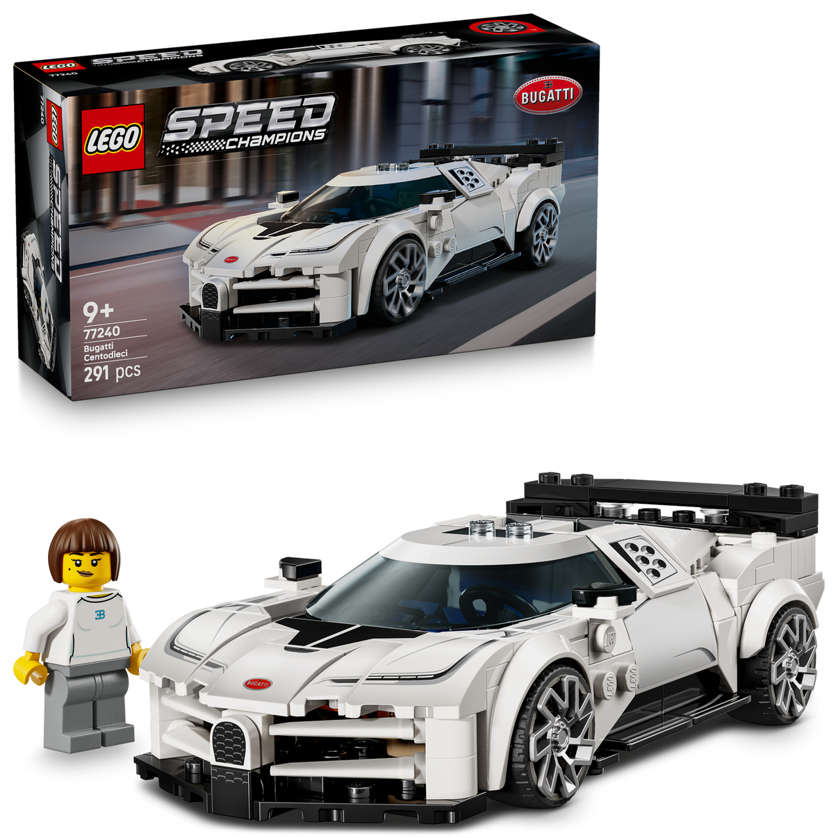LEGO® Speed Champions Bugatti Centodieci Hyper Sports Car
