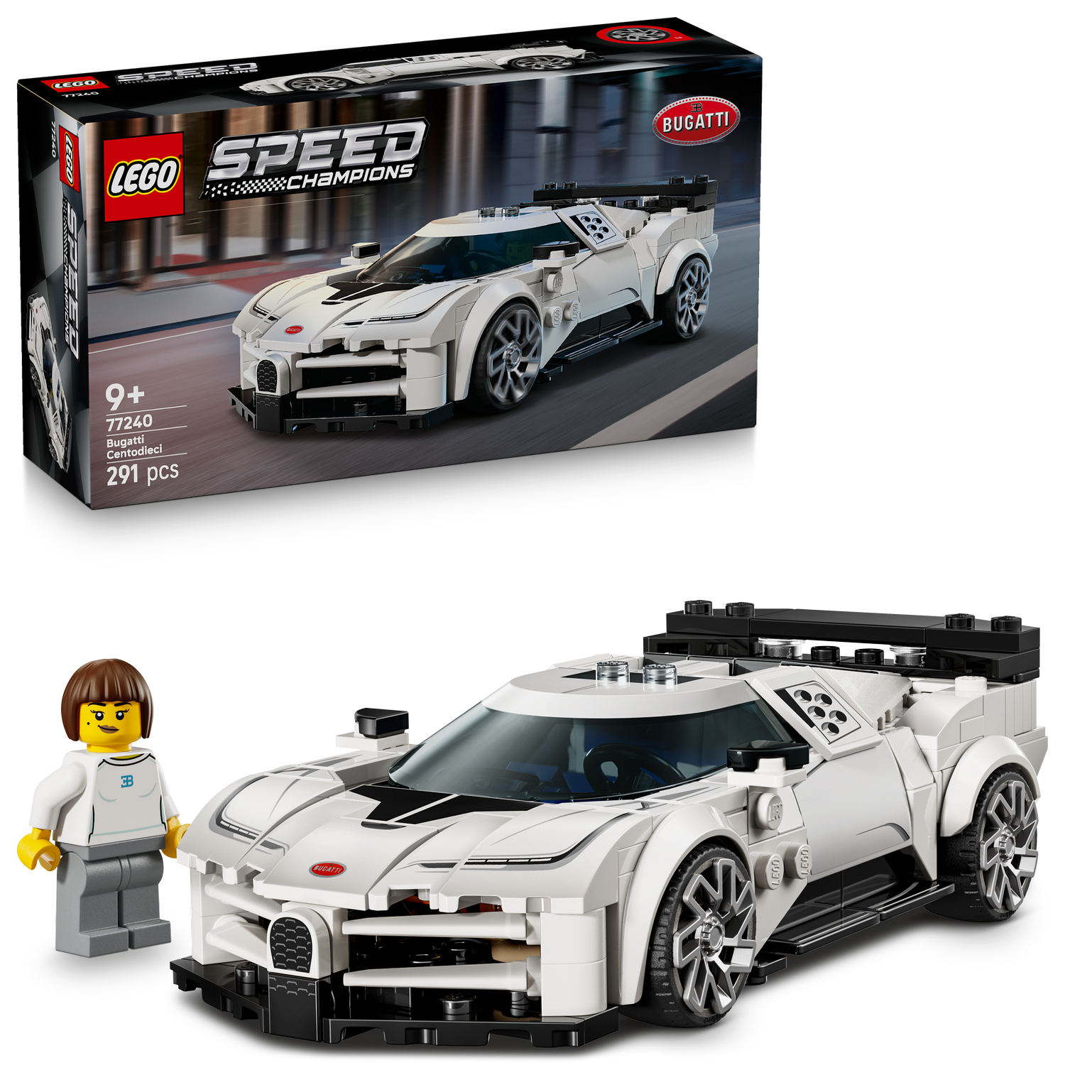 LEGO® Speed Champions Bugatti Centodieci Hyper Sports Car