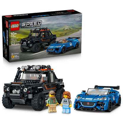 LEGO® Speed Champions Jaguar Project 7 & Land Rover Defender