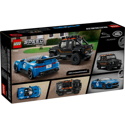 LEGO® Speed Champions Jaguar Project 7 & Land Rover Defender