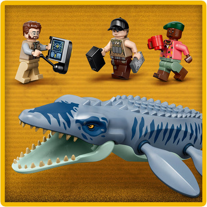 LEGO® Jurassic World Mosasaurus Dinosaur Boat Attack