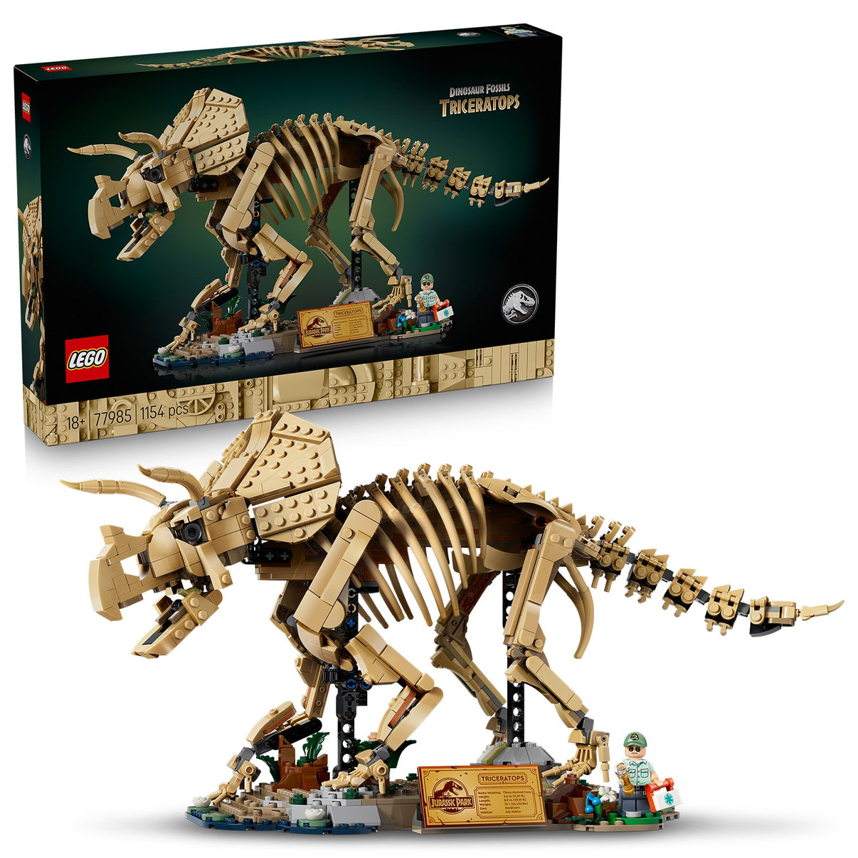 LEGO® Jurassic World Dinosaur Fossils: Triceratops