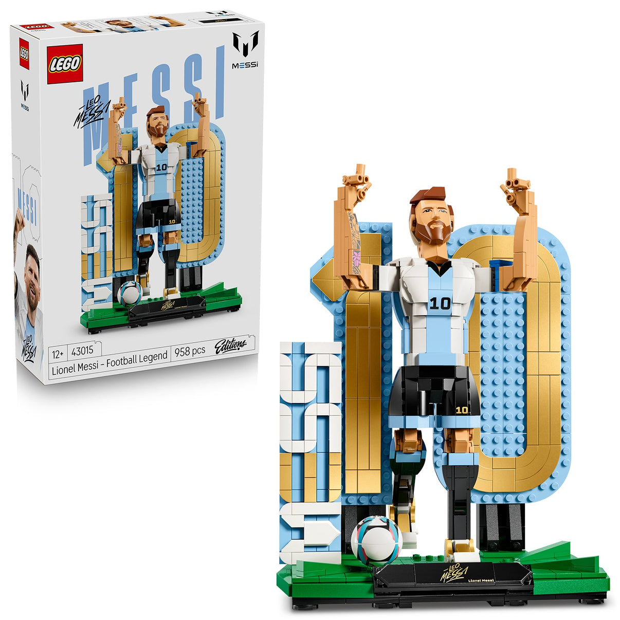 LEGO® Editions Lionel Messi – Football Legend