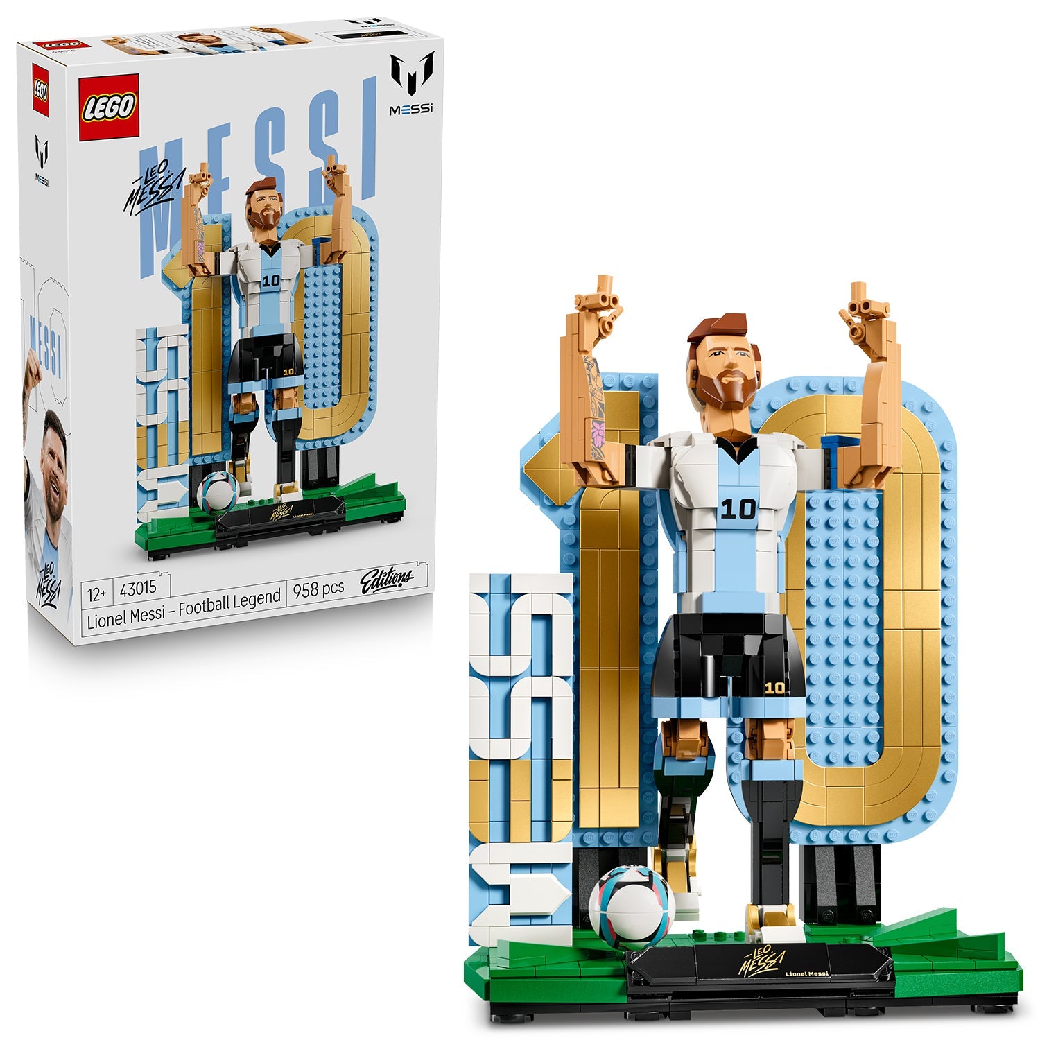 LEGO® Editions Lionel Messi – Football Legend