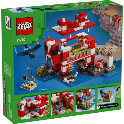 LEGO® 21270 Minecraft® The Mooshroom House
