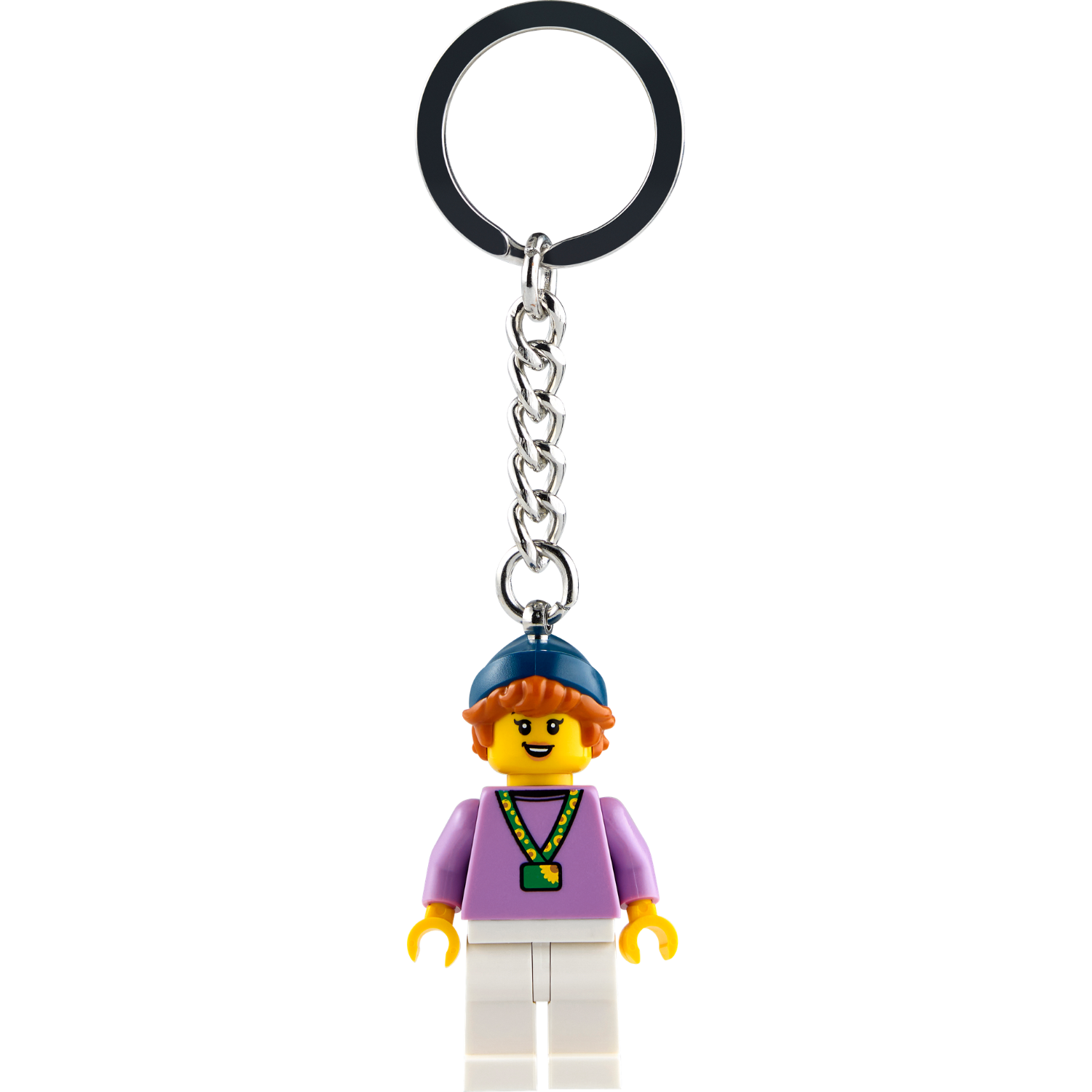LEGO® Sunflower Lanyard Girl Key Chain