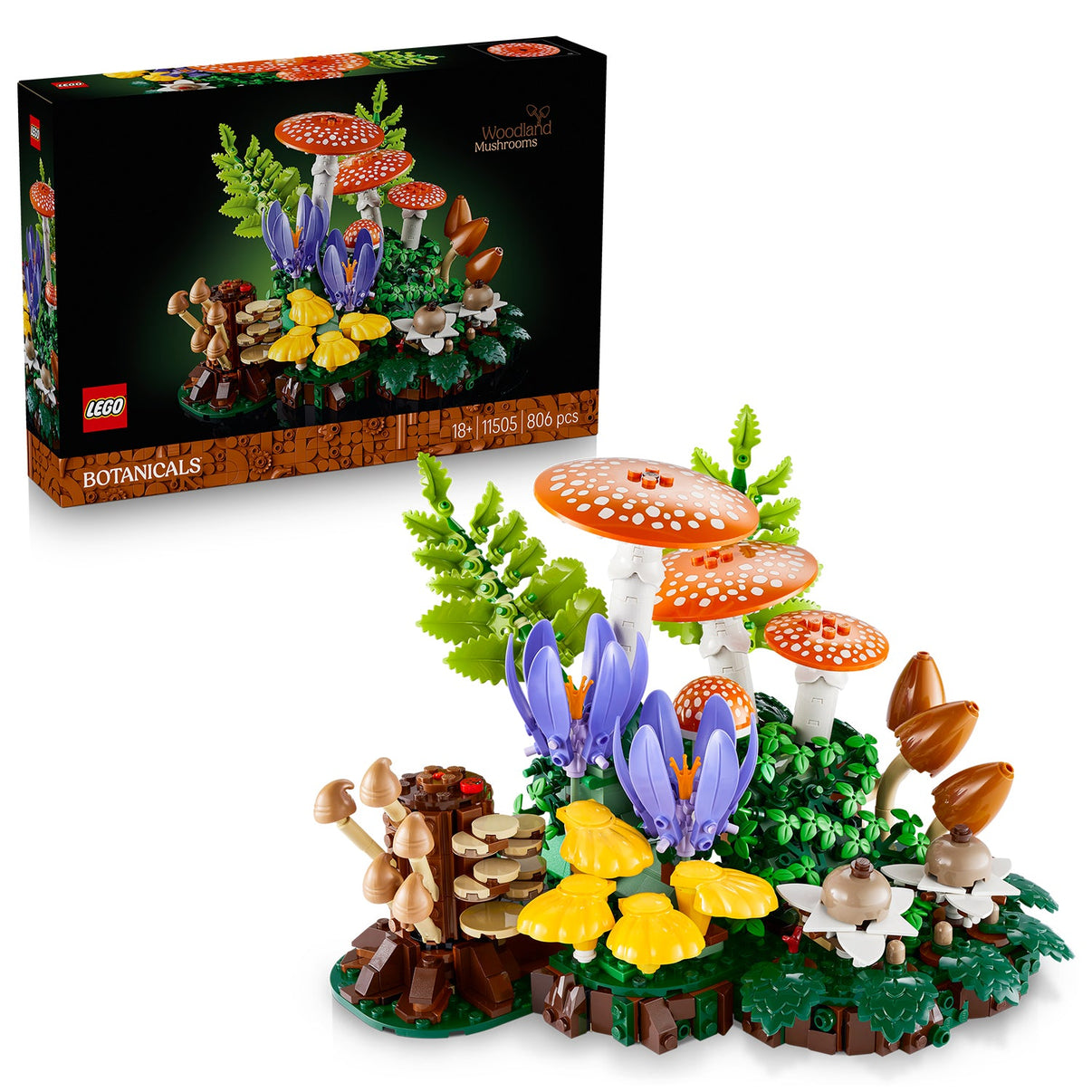 LEGO® Botanicals Woodland Mushrooms