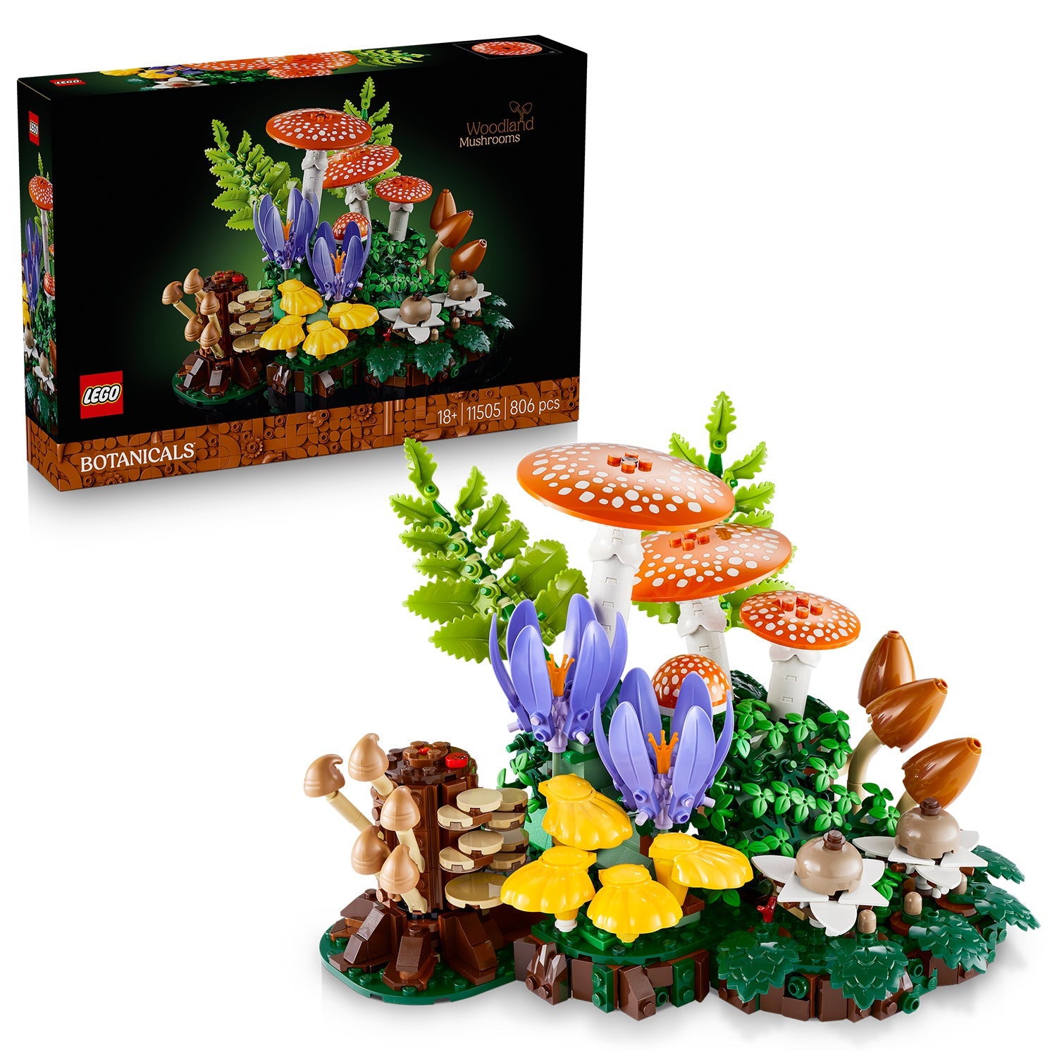 LEGO® Botanicals Woodland Mushrooms