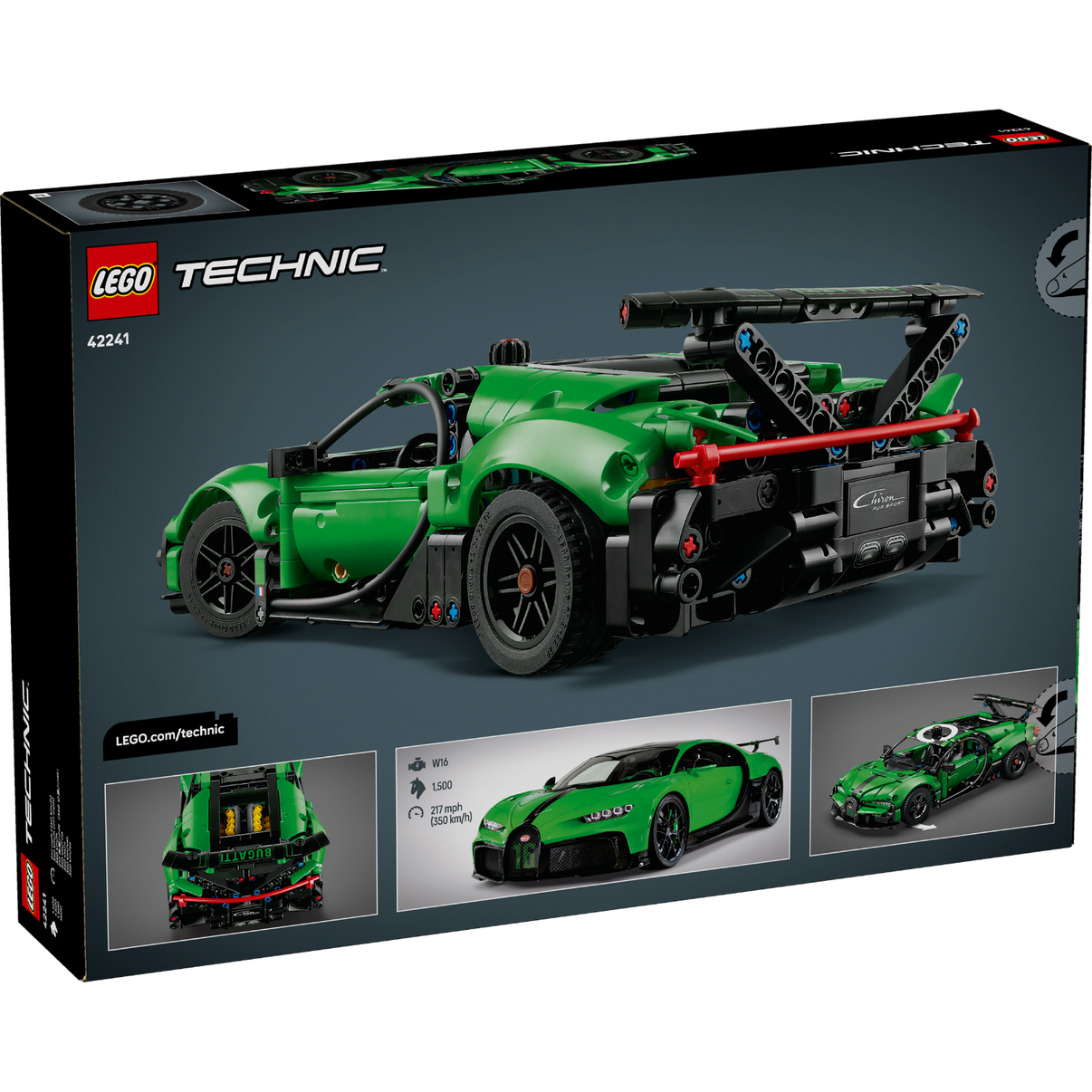 LEGO® Technic Green Bugatti Chiron Pur Sport Hypercar
