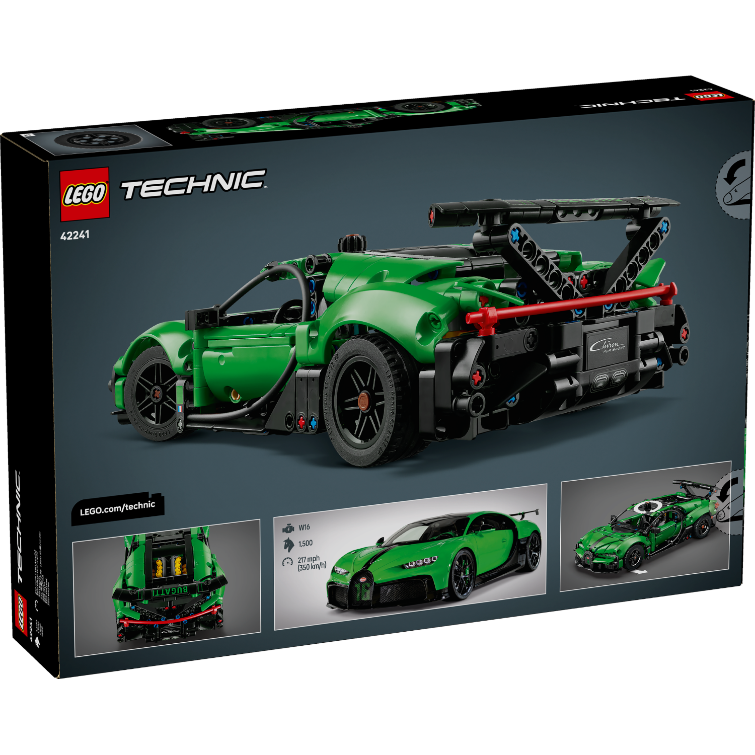 LEGO® Technic Green Bugatti Chiron Pur Sport Hypercar