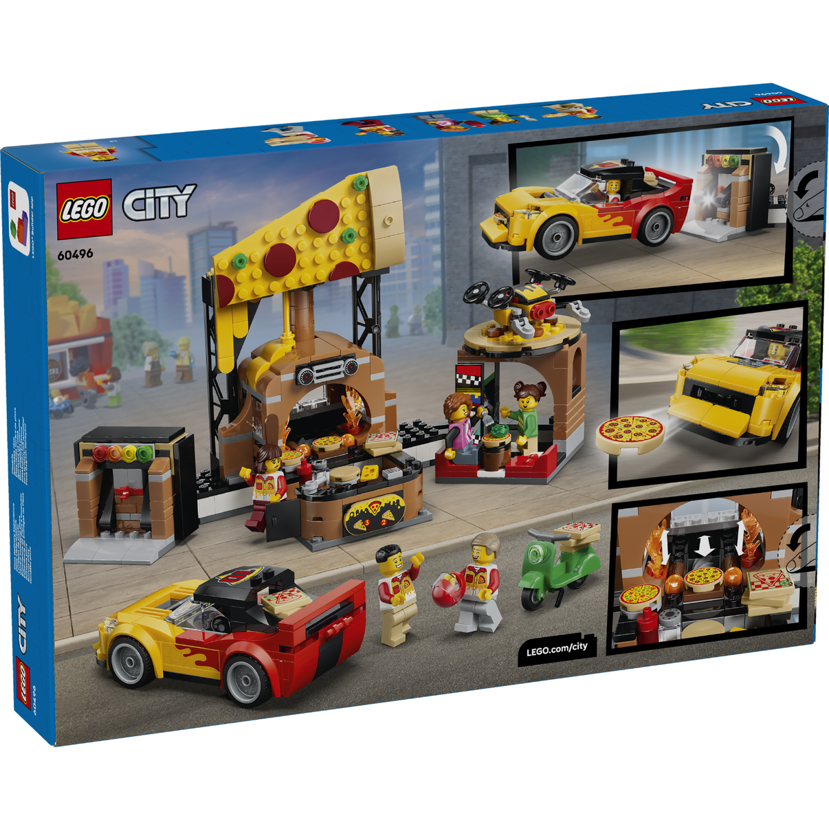 LEGO® City Pizza Delivery Experience with Vehicles