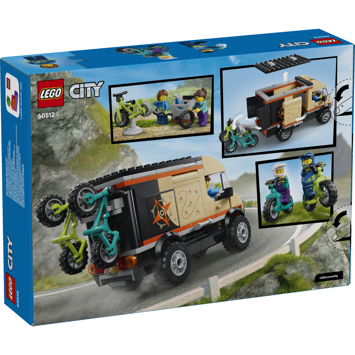 LEGO® City Mountain Bike Adventure Van