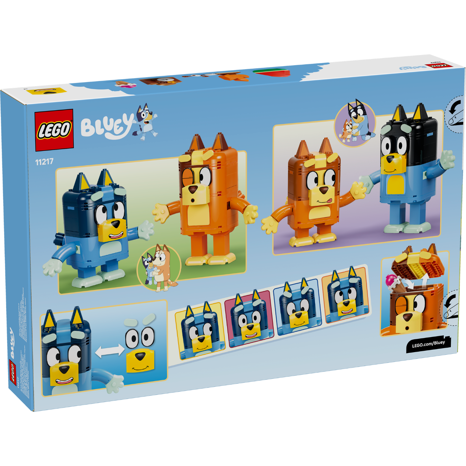 LEGO® Bluey Brick-Built Bluey Family