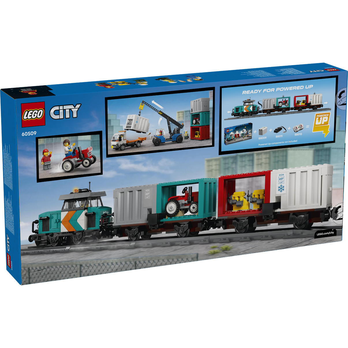 LEGO® City Harbor Freight Train with Crane & Truck