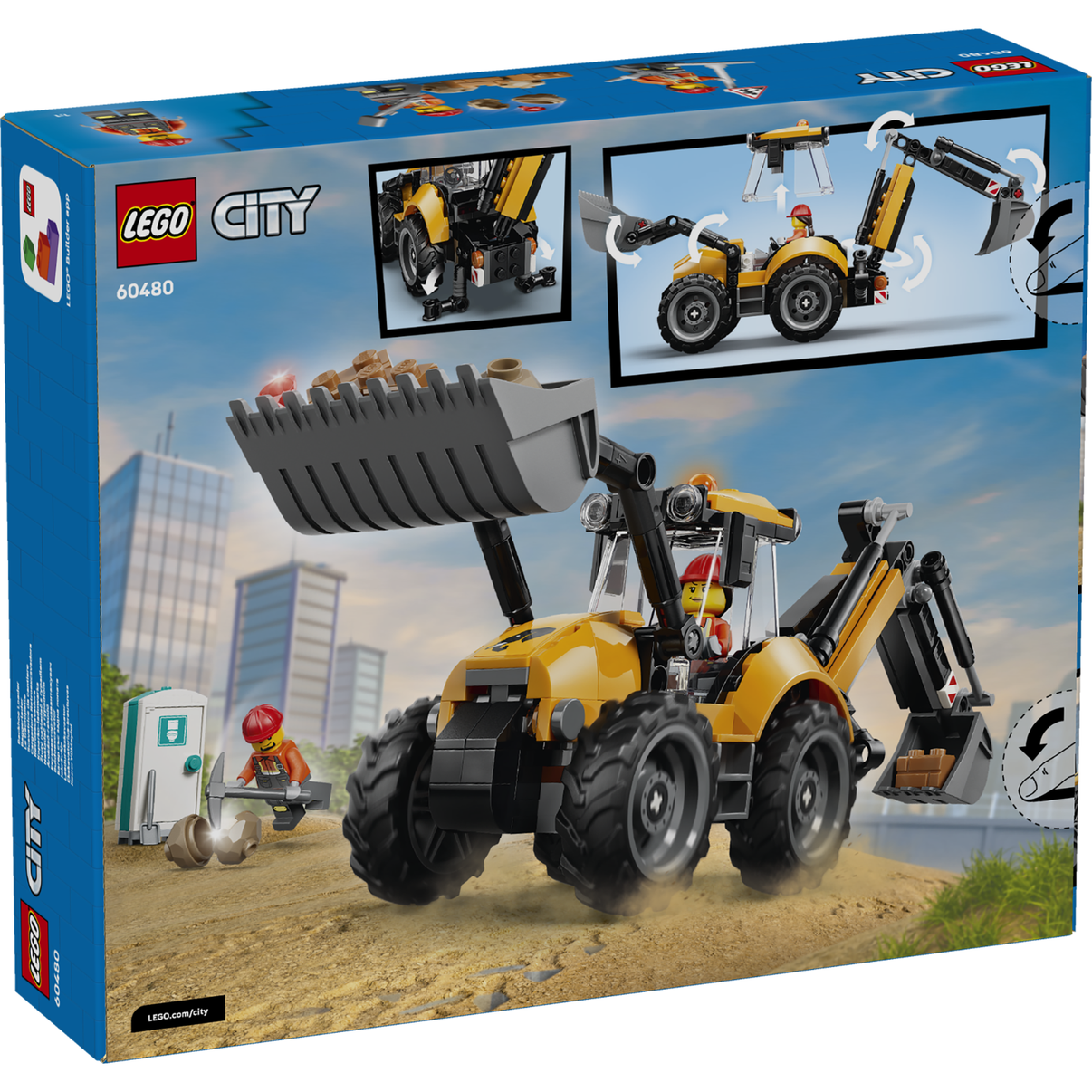 LEGO® City Yellow Backhoe Loader