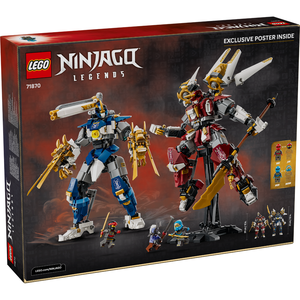 LEGO® NINJAGO® The Twin Titan Mechs
