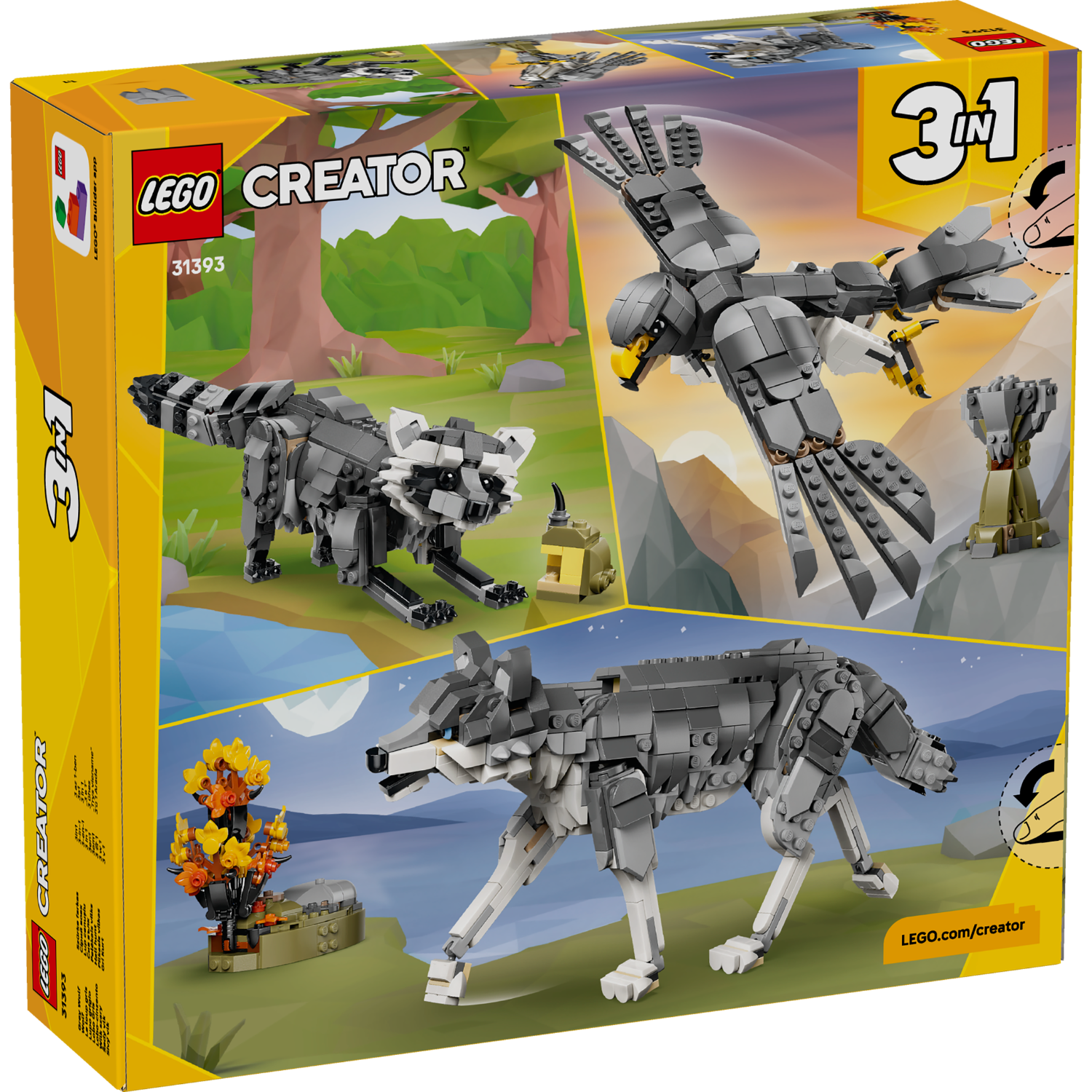LEGO® Creator Forest Animals: Gray Wolf