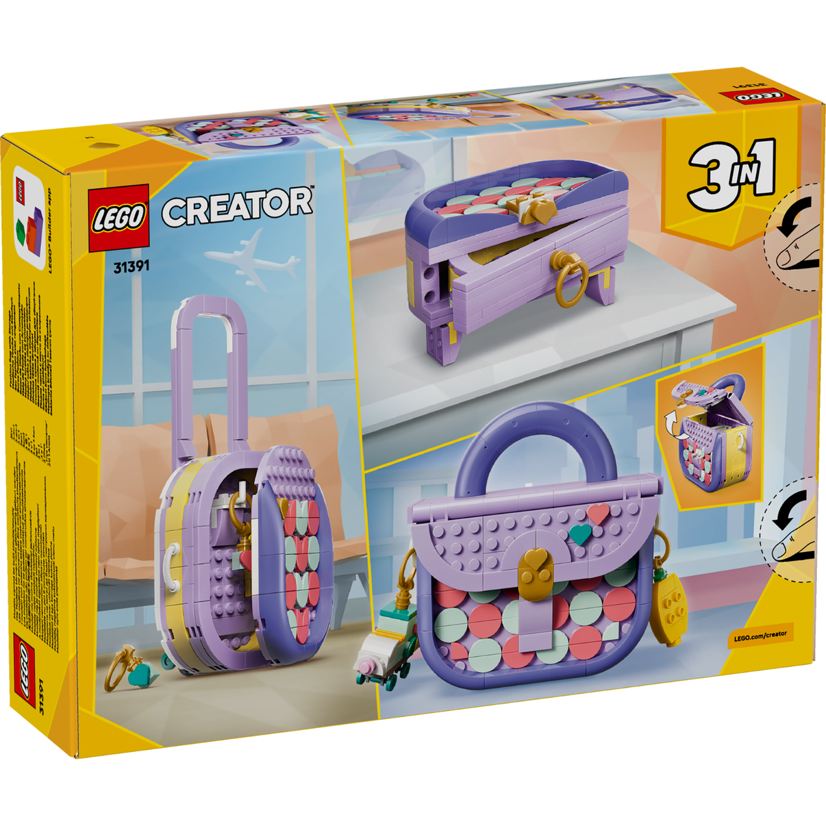 LEGO® Creator Art Fashion Bag with Storage