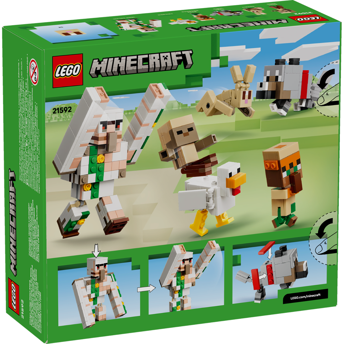 LEGO® Minecraft® Chicken Jockey Desert Attack