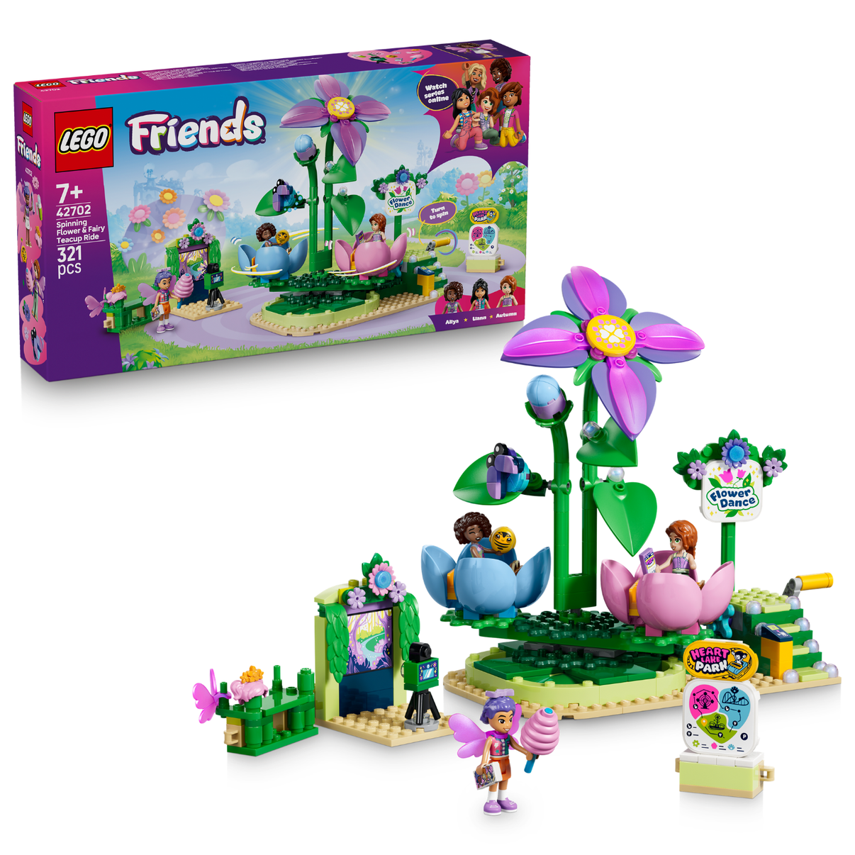 LEGO® Friends Spinning Flower & Fairy Teacup Ride