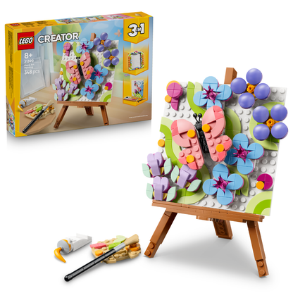 LEGO® Creator Floral Art Decor Painting