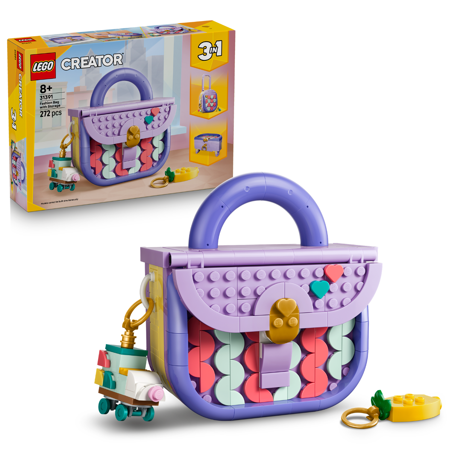 LEGO® Creator Art Fashion Bag with Storage
