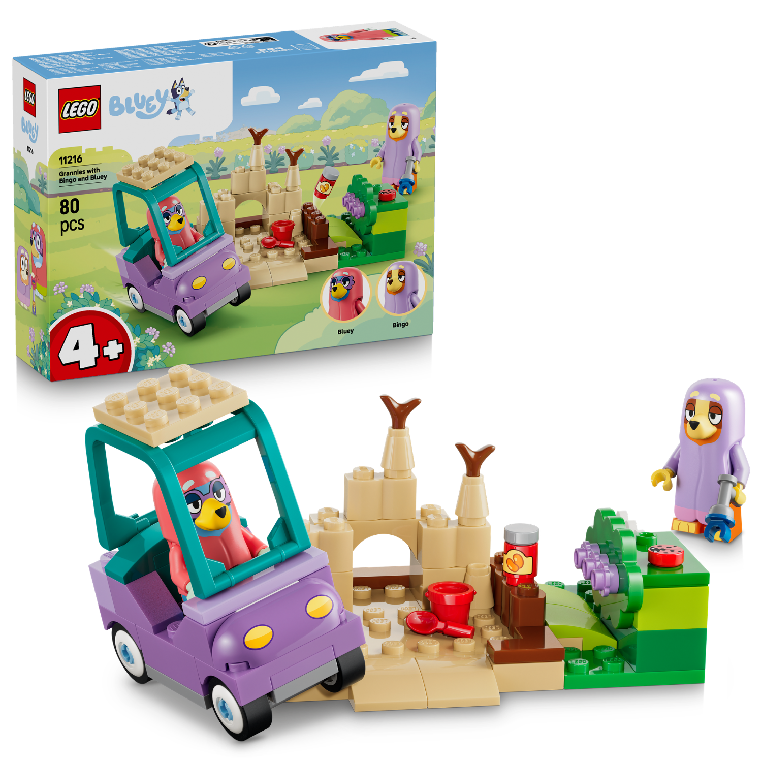 LEGO® Bluey Grannies with Bingo and Bluey